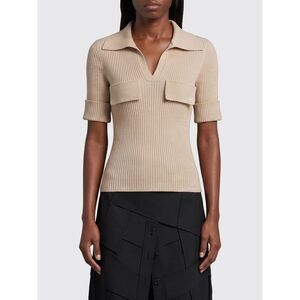 Courreges Polo Shirt Woman Beige